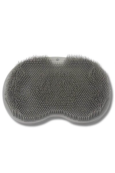 OEM Silicone Bath Mat, Gray, 30x23cm with Suction Cups