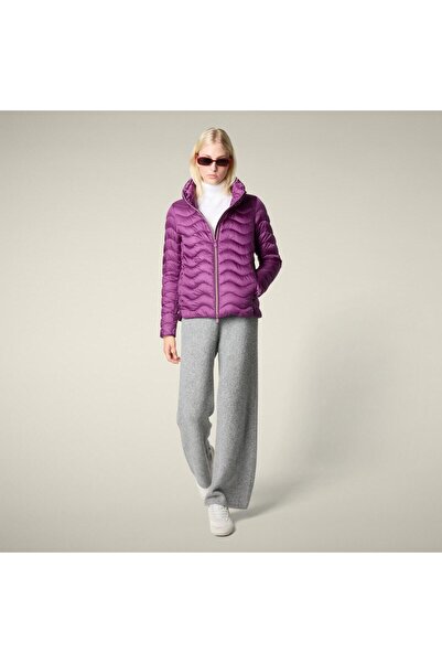 SAVE THE DUCK Kadın Mont Mor - Peridot
