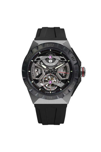 Tsar Bomba Men's Automatic Black Dial Watch - TB8804A-01