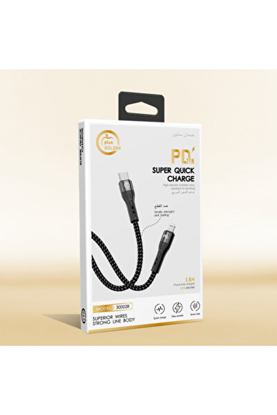 Golden Plus USB Lightning Cable Type-C iPhone