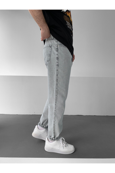 NO1 KONSEPT Gray Basic Boyfriend Jeans