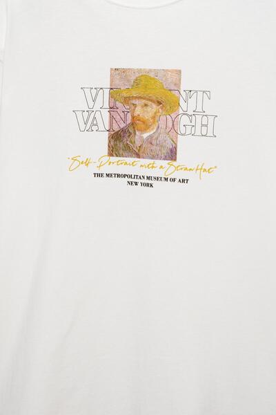 Pull & Bear Van Gogh Self-Portrait T-shirt