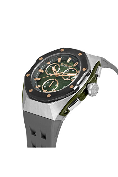 Quantum Men's Chronograph Dark Green Dial Watch - HNG1170.366