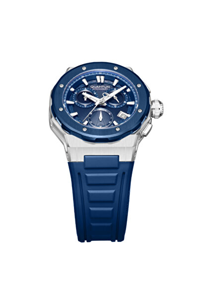 Quantum Men's Chronograph Dark Blue Dial Watch - HNG1082.399