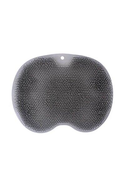 UBX ® Πατάκι ντους, αντιολισθητικό, μασάζ ποδιών, σιλικόνης, 28x21 cm, γκρι