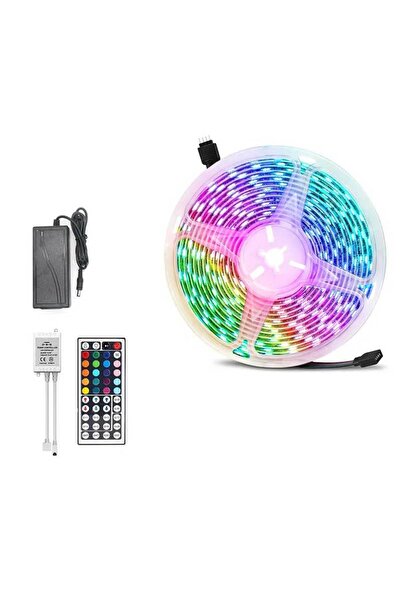 Skygo 3 Çipli Led Strip WN-1144 5050 Smd Type RGB Kumandalı 5 Metre Şerit Led