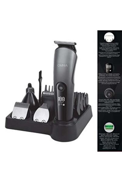 Omnia Professional Shaving & Haircutting Set 11-in-1 -
