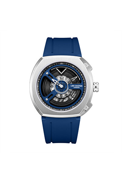 Lee Cooper ساعة رجالية تناظرية بمينا أزرق داكن - LC08245.399