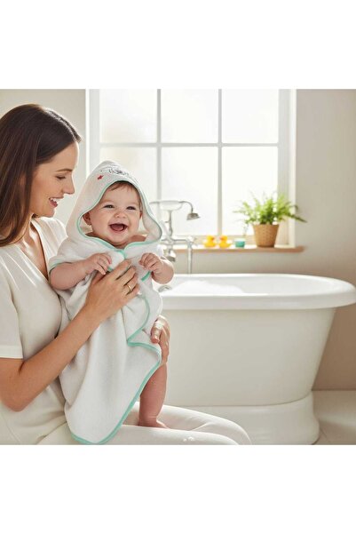 NikAr Home منشفة أطفال / قماط 100% قطن 67 × 67 سم