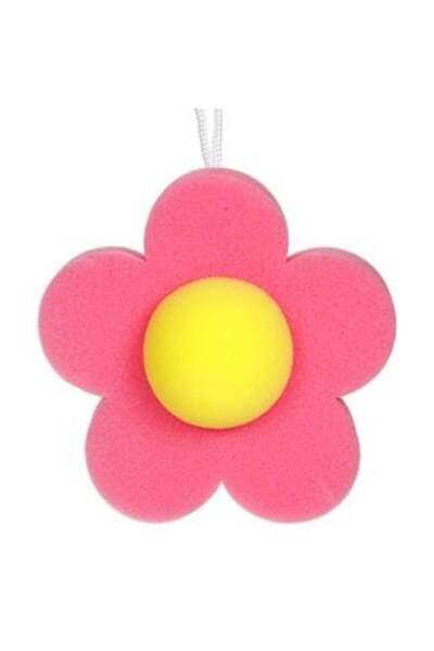 OEMN Burete de baie Flower Fuchsia Galben 14 x 3,5 cm