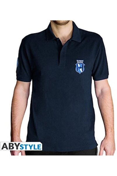 ABYstyle Tricou Polo STAR WARS - 'Tie Fighter' barbat S bleumarin