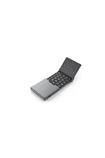 iClever Tastatură pliabilă BK18, Bluetooth, touchpad și numerică, portabilă, ...