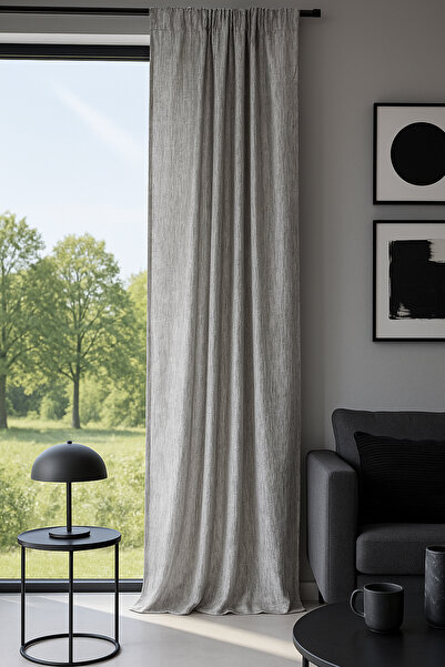 Premier Home Κουρτίνα Βενετίας Λευκή Ασημί 200x280