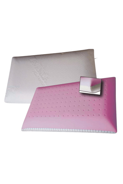 Group Mosen Memory Pillow Doublette-Lavender - Two Sides: Soft & Firm, with Lavender