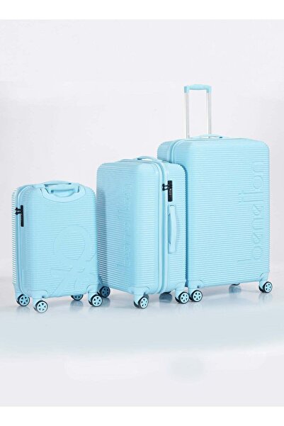 United Colors of Benetton BNTA-204 Premium Quality Set of 3 Luggage with TSA Lock | Material- Acrylonitrile Butadiene Styrene