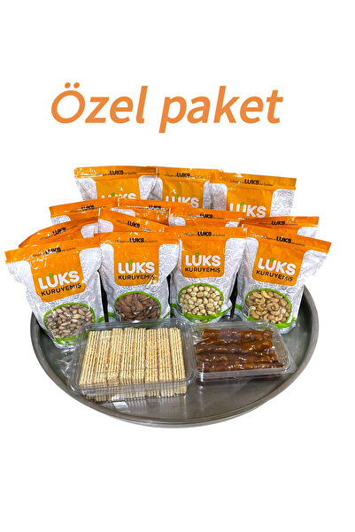 lüks kuruyemiş Özel Karışık Kuruyemiş Paketi 15 Parça Premium 7.5 Kg