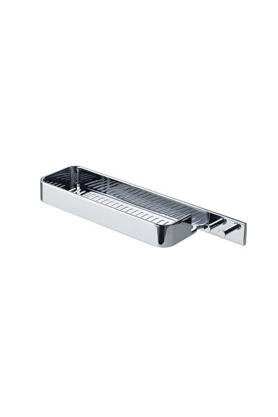 Gedy Il Giglio Shower Accessory, Flat, with Hanger, 40cm - Chrome