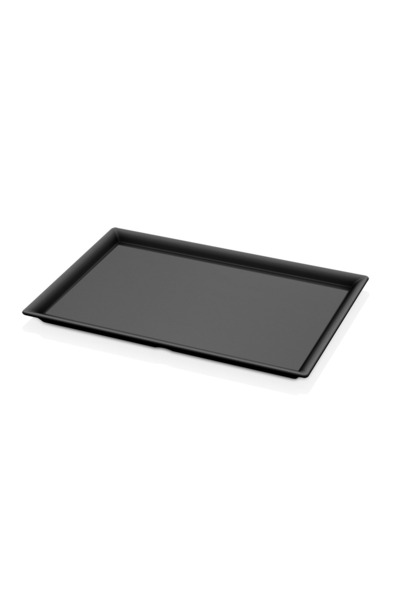 Külsan 103524.BL - Maya Siyah Dikdörtgen Tabak 35x24 cm, Thermoset Melamin