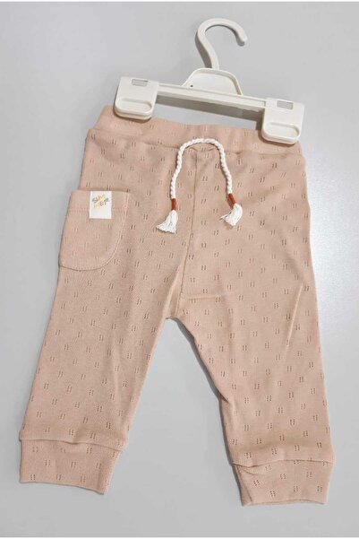 Sönmez Baby Summer Cotton Baby Pants with Side Pockets and Single Bottom