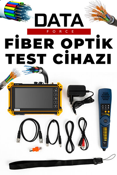 DataForce V58-S CCTV–IP–Fiber Test Cihazı + CCTV Kamera Test + Kablo Bulucu