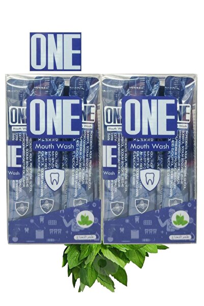ONE شرائط غسول الفم بنكهة النعناع المتقدمة - عبوة من قطعتين