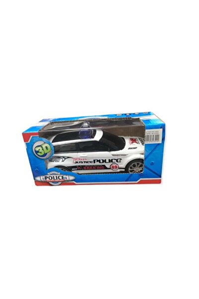 Genel Markalar CAN 89-2389B KUTULU PİLLİ POLİS ARABASI 3 D IŞIKLI