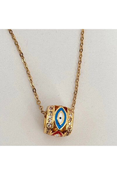 TURKAFONE Evil Eye Ring Necklace