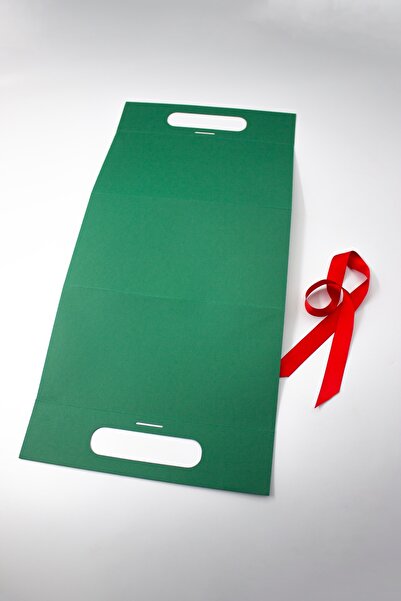 carton box Yılbaşı Kutu Çanta Katlamalı Model Hediye Kutusu 1 Adet