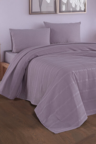 evdehome Pamuk Dual Çift Kişilik Pike Seti 200x230, Lastikli Çarşaf 160x200, ...