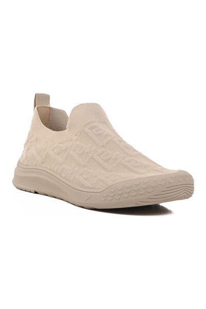 GAMELU Чоловічі бежеві еластичні ортопедичні кросівки з товстою підошвою з пінопласту з ефектом пам'яті для щоденних прогулянок