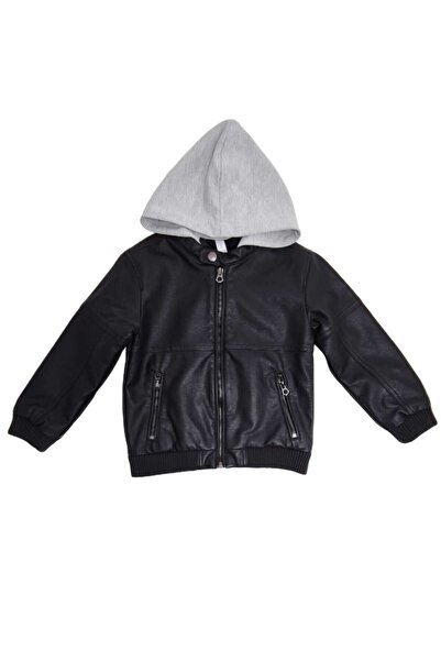 IdxeIT Gwaca Leather Hooded Jacket