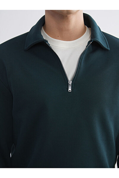 LC Waikiki Özmarka Yeni Sezon Polo Yaka Erkek Sweatshirt