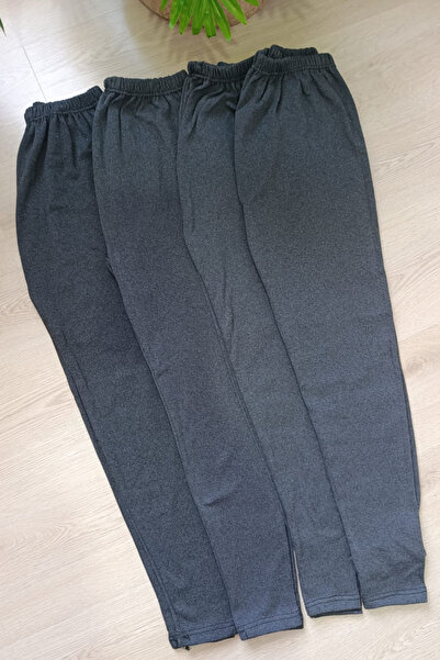 MODASFORM 4-Pack Cotton Ribbed Thermal Leggings Underwear Thermal Winter Leggings