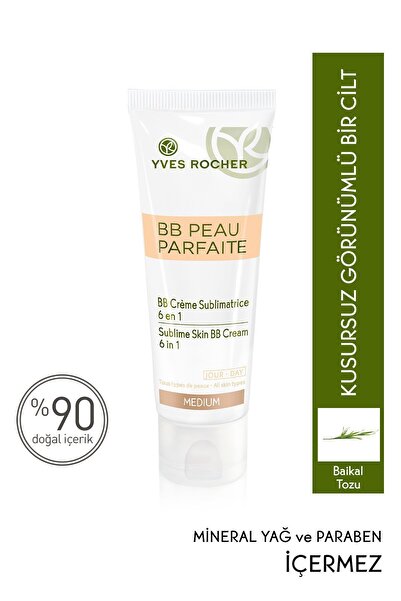 Yves Rocher Peau Parfaite BB 6 Etki 1 Arada 24 Saat Nemlendirici ve Kusursuzlaştırıcı Krem 50ml Medium
