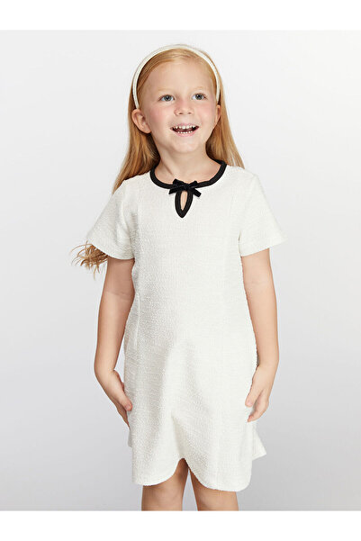 LC Waikiki Peak New Season Crew Neck Girls' Dress