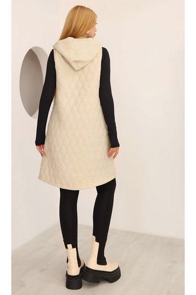 Kafthan Long Quilted Vest