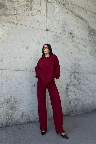 Noi Belis Folyékony részletekkel ellátott, nagyméretű kötöttáru alsó-felső szett AW25AU0020