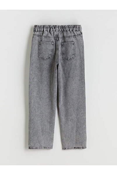 LC Waikiki Gri Loose Fit Erkek Çocuk Jean Pantolon