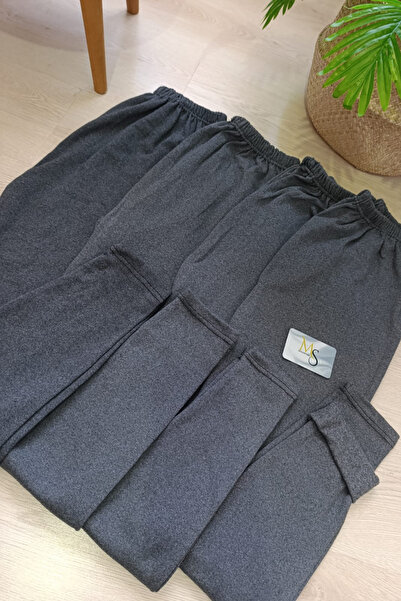 MODASFORM 4-Pack Cotton Ribbed Thermal Leggings Underwear Thermal Winter Leggings