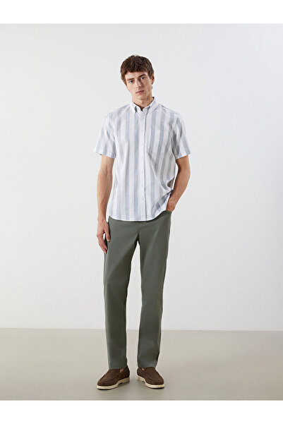 LC Waikiki بنطلون تشينو للرجال من الجبردين ذو القالب القياسي