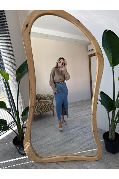 BeeYouStudio Lazer Kesim Yırtmaçlı Uzun Etek