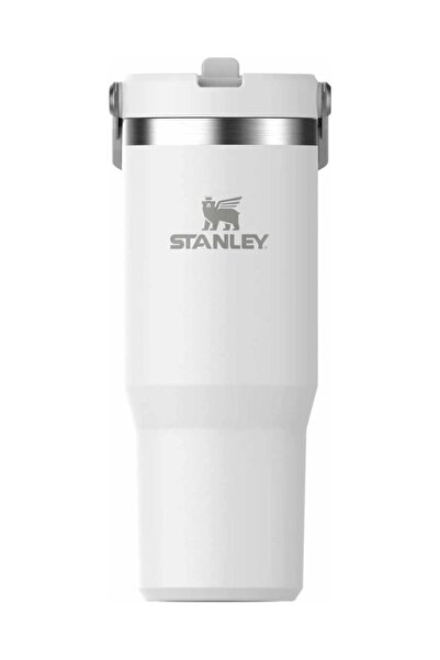 Stanley The Iceflow Flip Straw Pipetli Termos Bardak 0.89l, Beyaz