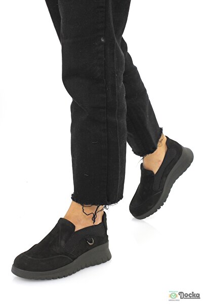 Mammamia Kadın Ortopedik Hakiki Deri Bağcıksız Spor Tarz Günlük Ayakkabı M26/...