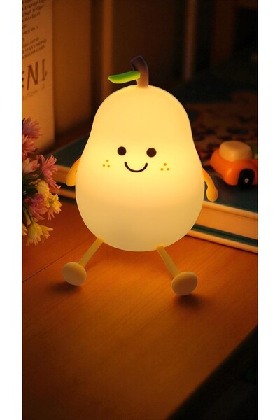 Genel Markalar Renk Değiştiren Odanıza Renk katan Armut Gece Lambası boyut 15cm