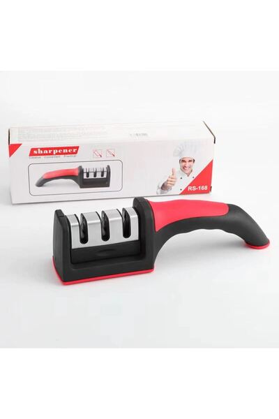 OEM Manual Knife Sharpener with 3 Levels, Dimensions 21x5cm