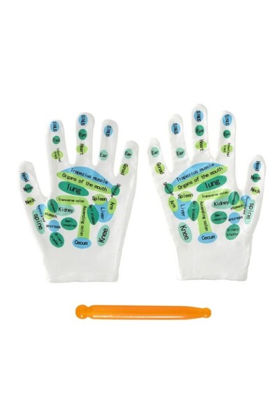 KESNUP Set mănuși și stilou de presopunctură, mărime universală, multicolor