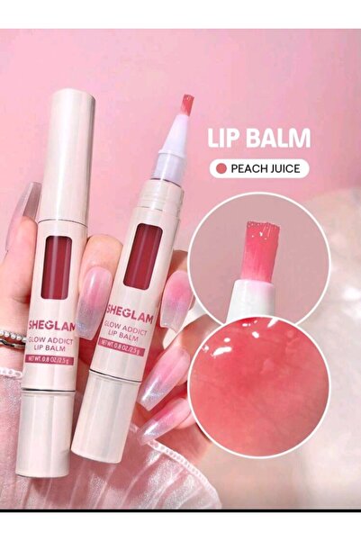 SHEGLAM GLOW ADDİCT LİP BALM PEACH JUİCE