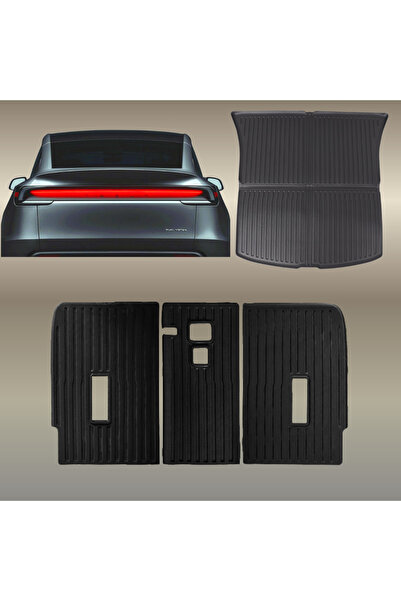 Red Lion parts Tesla Model Y JUNİPER Arka Koltuk Koruyucu 3'lü Set +Bagaj Havuzu