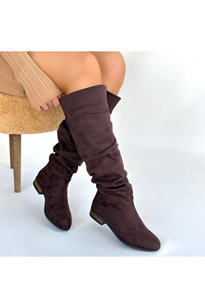 Erbilden Winda Brown Suede Bellows Boots
