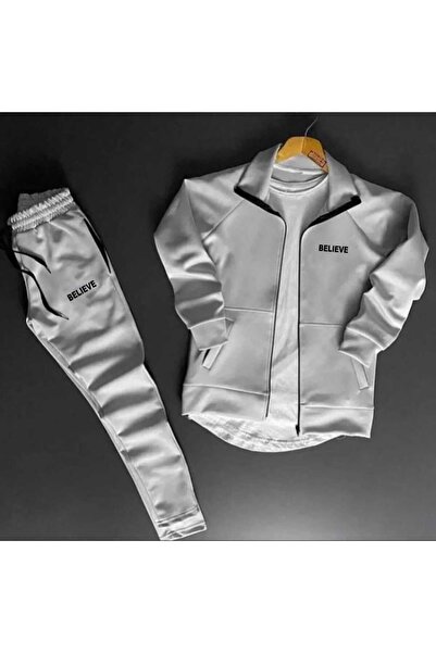 NOFLEN Believe Printed Scuba Tracksuit Set